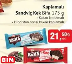 BİFA KAPLAMALI SANDVİÇ KEK